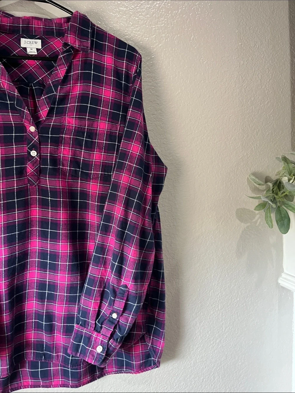 J. Crew soft plaid